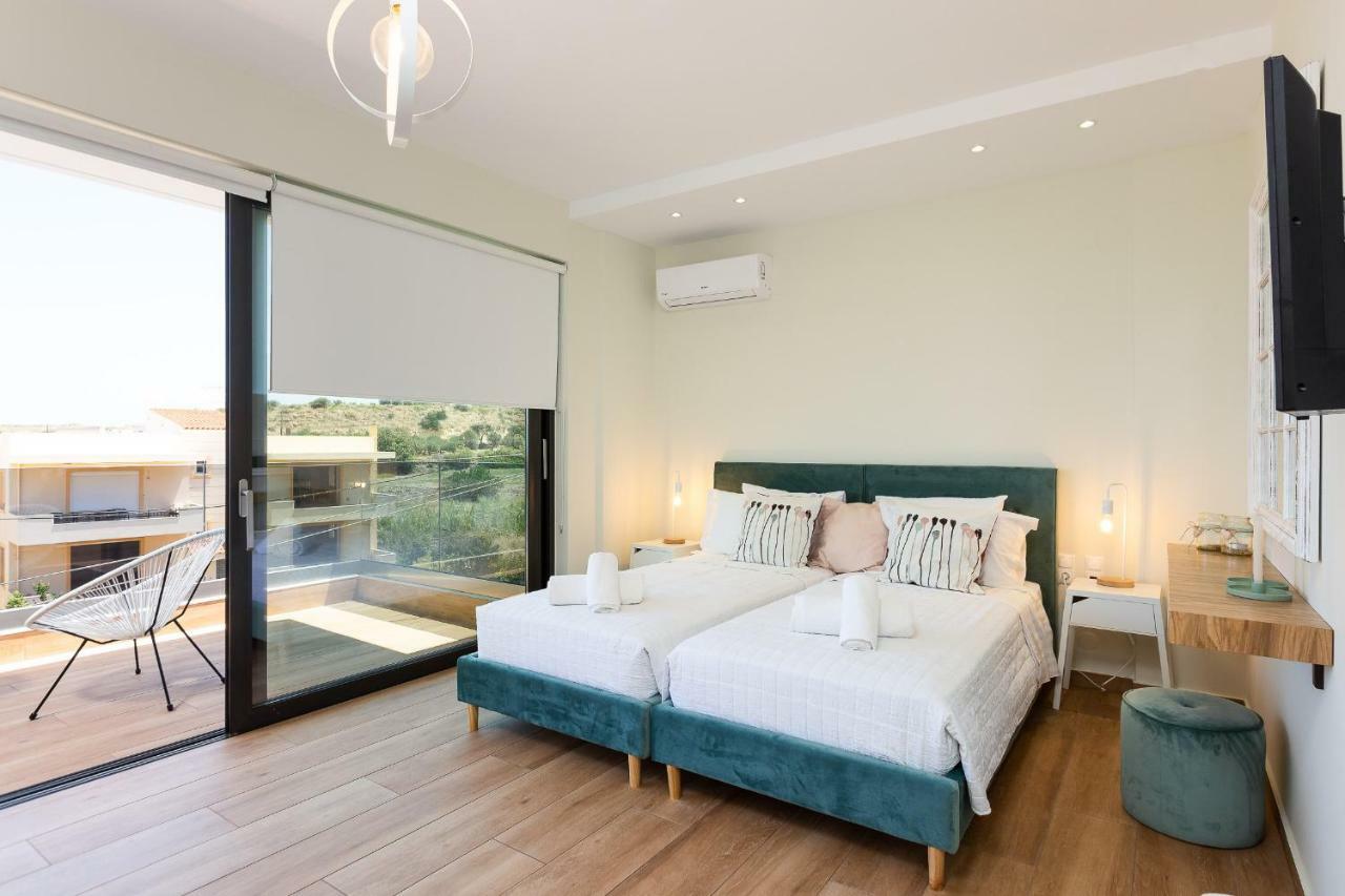 Nisos Villa, Pool & Heated Spawhirlpool, Walking To Beach, By Thinkvilla Sfáka Exterior foto