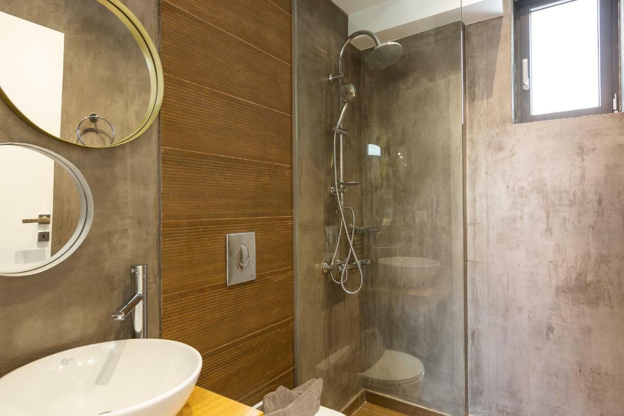 Nisos Villa, Pool & Heated Spawhirlpool, Walking To Beach, By Thinkvilla Sfáka Exterior foto