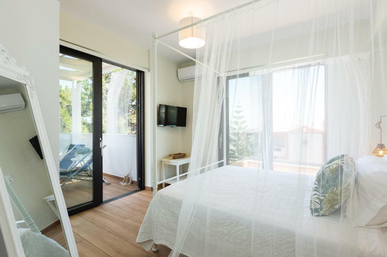 Nisos Villa, Pool & Heated Spawhirlpool, Walking To Beach, By Thinkvilla Sfáka Exterior foto